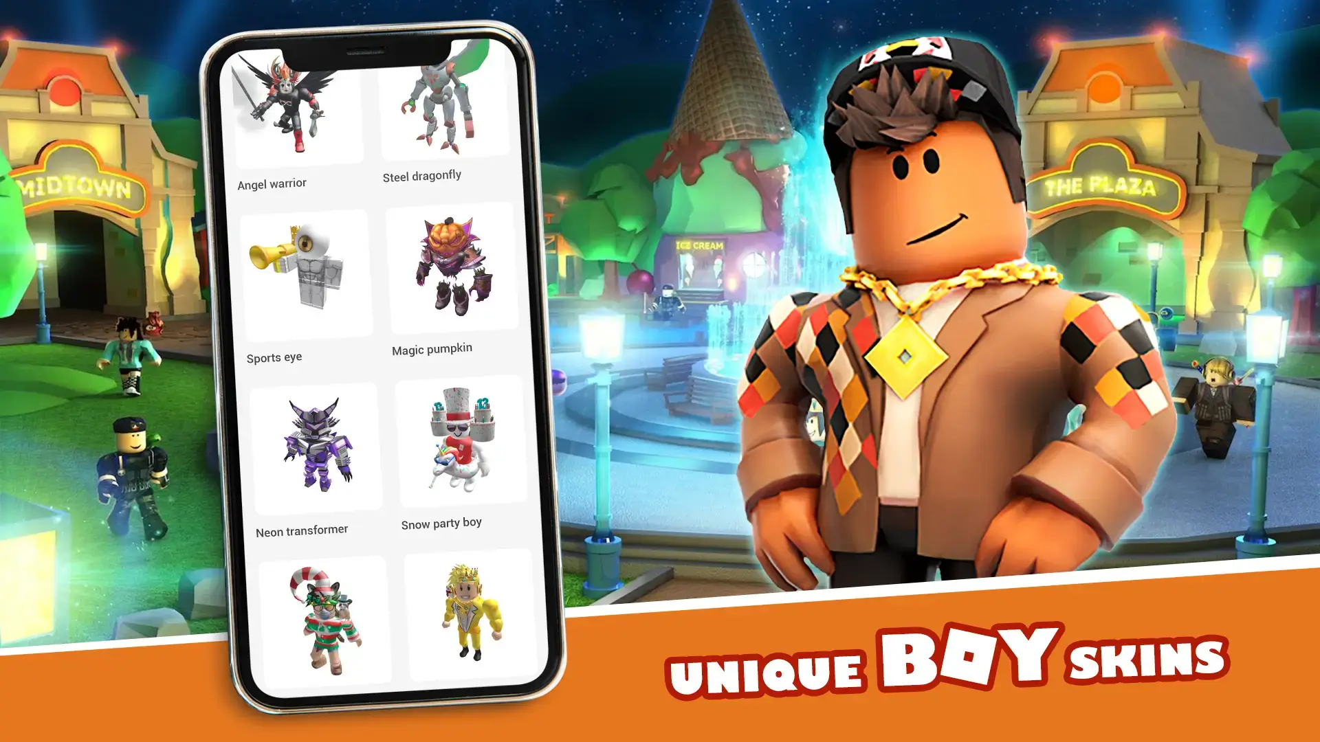 Master skins for Roblox MOD APK